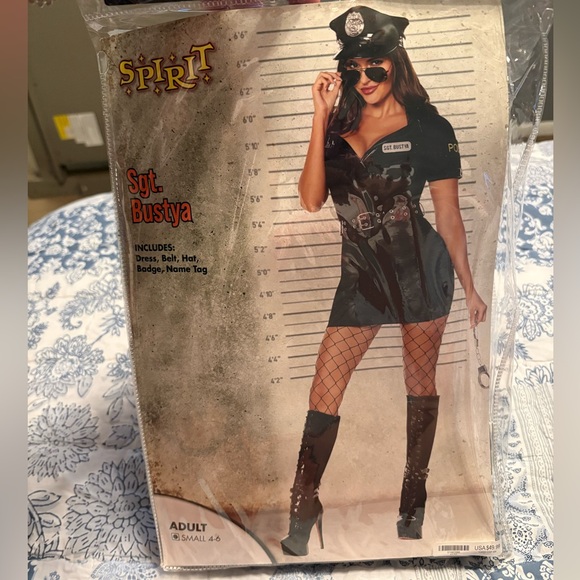Spirit Halloween Sexy Cop ‎adult Costume small NEW IN BAG - Picture 3 of 5